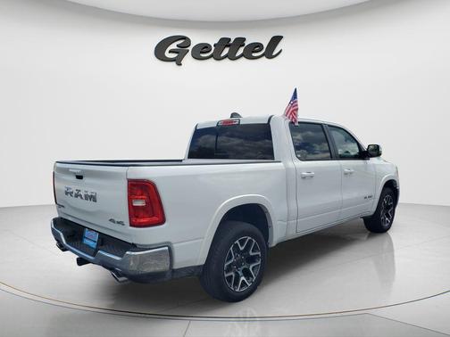 Bright White Clearcoat 2025 RAM 1500 Laramie