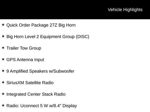 2023 RAM 1500 Big Horn/Lone Star