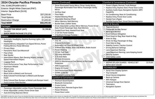 2024 Chrysler Pacifica L