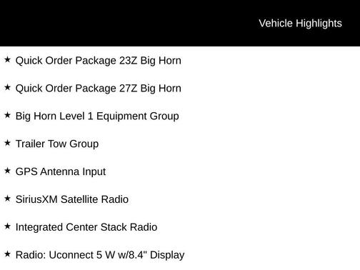 2023 RAM 1500 Big Horn/Lone Star