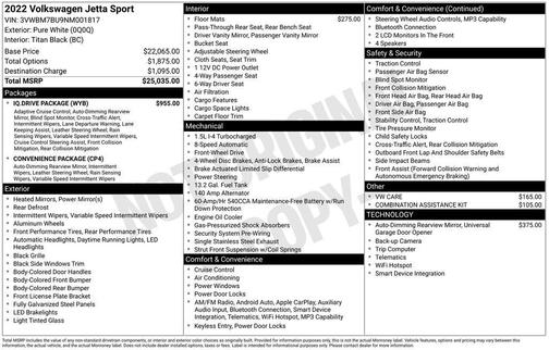 2022 Volkswagen Jetta 1.5T Sport