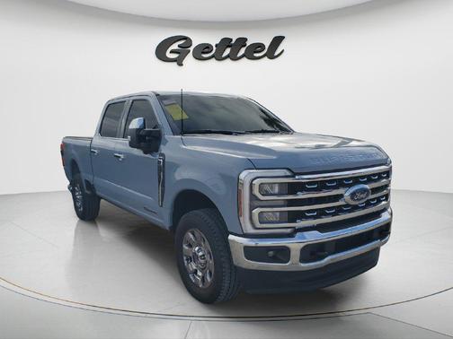 Glacier Gray Metallic Tri-Coat 2025 Ford F-350 Lariat
