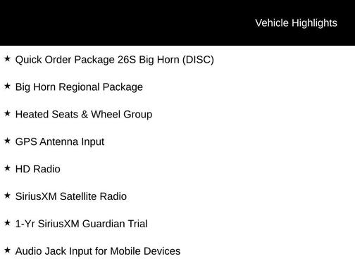 2018 RAM 1500 Big Horn
