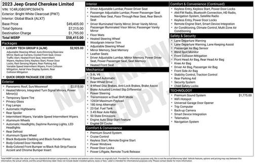 2023 Jeep Grand Cherokee Limited