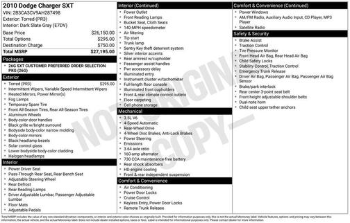 2010 Dodge Charger SXT