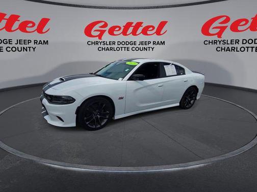 White Knuckle Clearcoat 2023 Dodge Charger Scat Pack