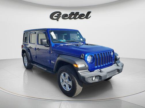 Ocean Blue Metallic Clearcoat 2020 Jeep Wrangler Unlimited Sport