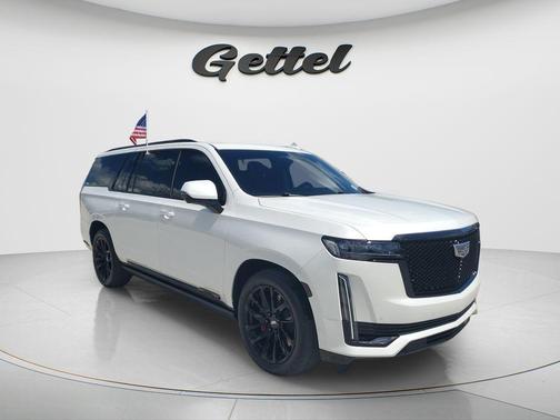 Crystal White Tricoat 2023 Cadillac Escalade ESV Sport Platinum