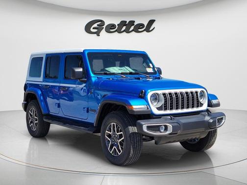 Hydro Blue Pearlcoat 2026 Jeep Wrangler 4-Door Sahara 4x4