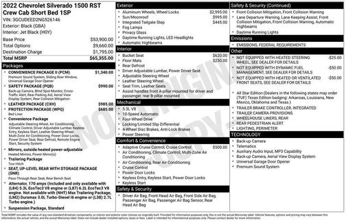 2022 Chevrolet Silverado 1500 RST