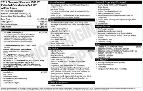 2011 Chevrolet Silverado 1500 LT