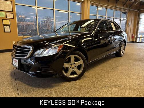 Black 2014 Mercedes-Benz E-Class 4MATIC