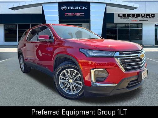 Radiant Red Tintcoat 2023 Chevrolet Traverse LT Cloth