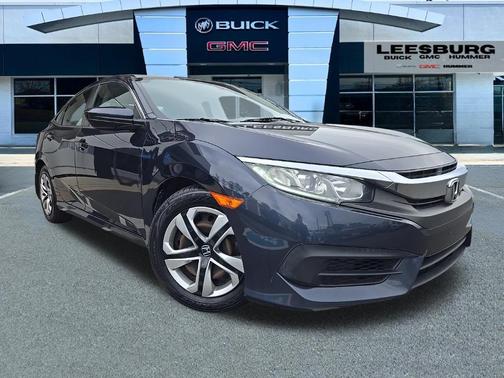 Modern Steel Metallic 2018 Honda Civic LX