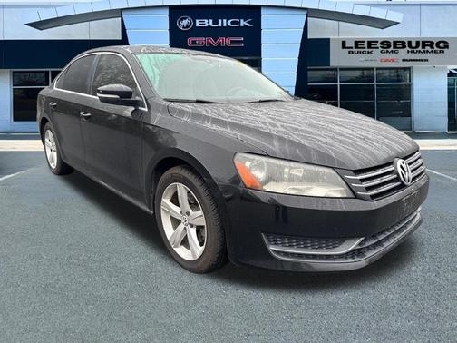 Black 2013 Volkswagen Passat 2.0 TDI SE w/ Sunroof