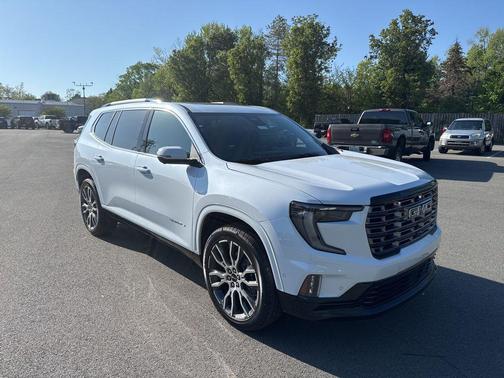Glacier White Tricoat 2026 GMC Acadia Denali