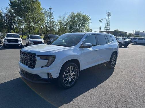 Glacier White Tricoat 2026 GMC Acadia Denali