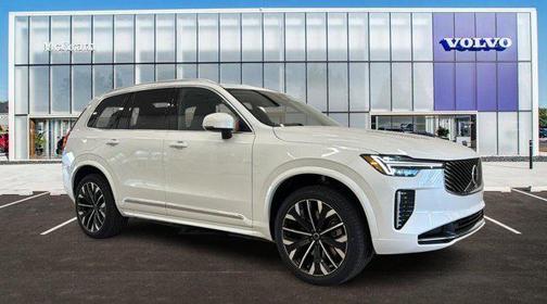 Crystal White Pearl 2026 Volvo XC90 Plug-In Hybrid Core, T8 AWD, Electric/Gasoline, Bright, 7 Seats