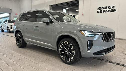 Vapour Grey Metallic 2026 Volvo XC90 Plus, B6 AWD Gas (mild hybrid), Gasoline, Bright, 7 Seats