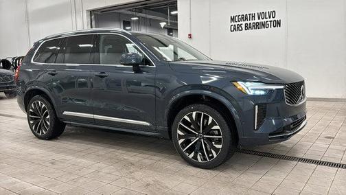 Denim Blue Metallic 2026 Volvo XC90 Plug-In Hybrid Plus, T8 AWD, Electric/Gasoline, Bright, 7 Seats