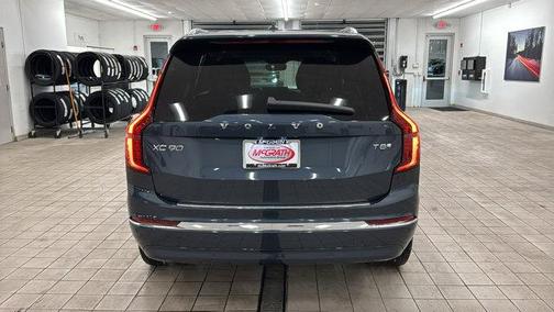 Denim Blue Metallic 2026 Volvo XC90 Plug-In Hybrid Plus, T8 AWD, Electric/Gasoline, Bright, 7 Seats