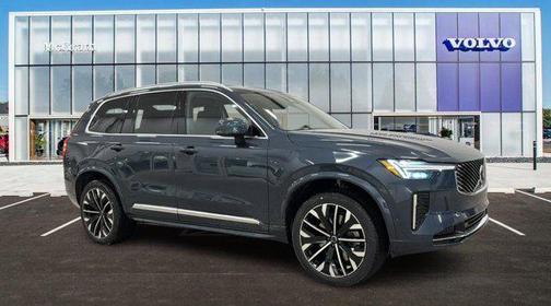 Denim Blue Metallic 2026 Volvo XC90 Plug-In Hybrid Plus, T8 AWD, Electric/Gasoline, Bright, 7 Seats