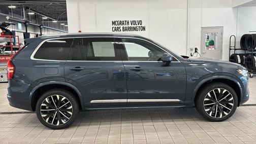 Denim Blue Metallic 2026 Volvo XC90 Core, B5 AWD Gas (mild hybrid), Gasoline, Bright, 7 Seats