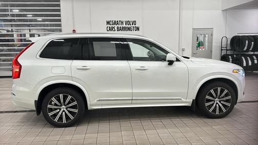 Crystal White Metallic 2025 Volvo XC90 B6 Plus 7-Seater