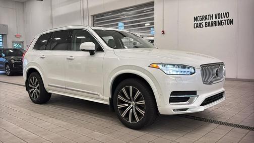 Crystal White Metallic 2025 Volvo XC90 B6 Plus 7-Seater