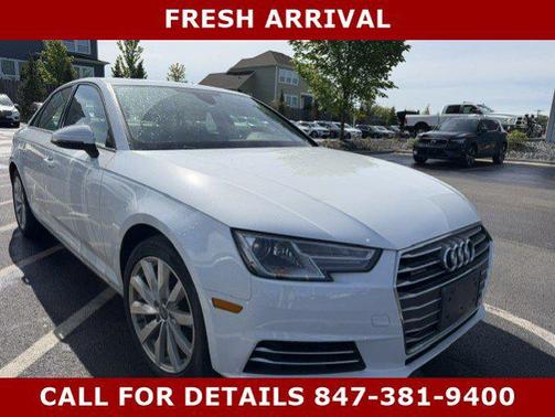Glacier White Metallic 2017 Audi A4 2.0T Premium