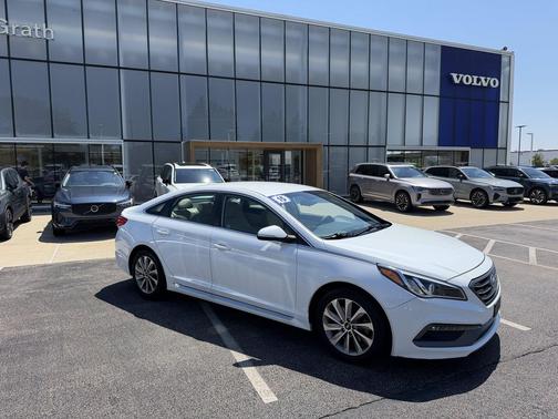 Quartz White Pearl 2015 Hyundai SONATA Sport