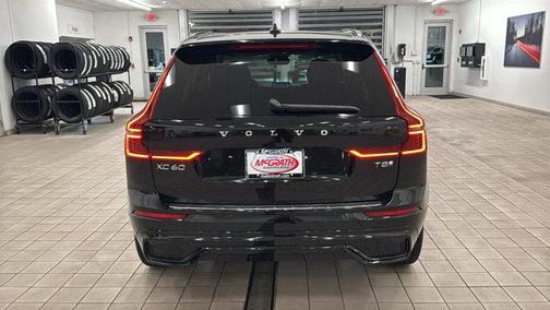 Onyx Black Metallic 2026 Volvo XC60 Plug-In Hybrid Ultra, T8 AWD Electric/Gasoline, Dark
