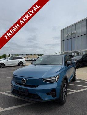 Fjord Blue Metallic 2023 Volvo C40 Recharge Pure Electric Twin Plus