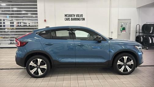 Fjord Blue Metallic 2023 Volvo C40 Recharge Pure Electric Twin Plus