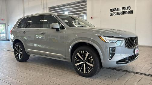 Vapour Grey Metallic 2026 Volvo XC90 Core, B5 AWD Gas (mild hybrid), Gasoline, Bright, 7 Seats