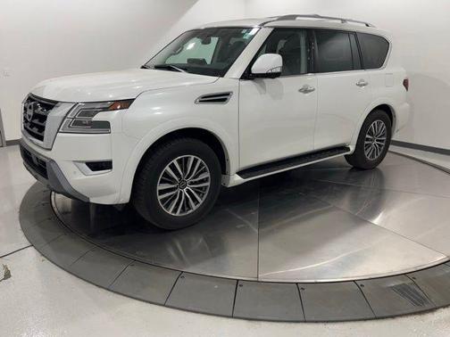 Aspen White Tricoat 2024 Nissan Armada SL 4WD