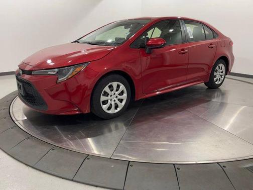 Barcelona Red Metallic 2021 Toyota Corolla LE