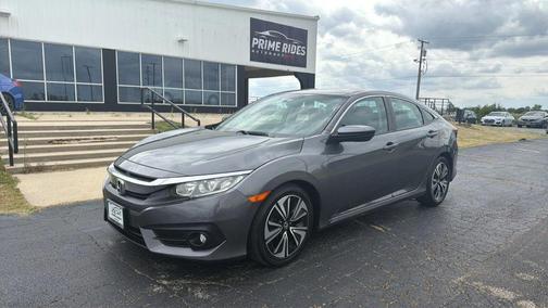 Modern Steel Metallic 2017 Honda Civic EX-T