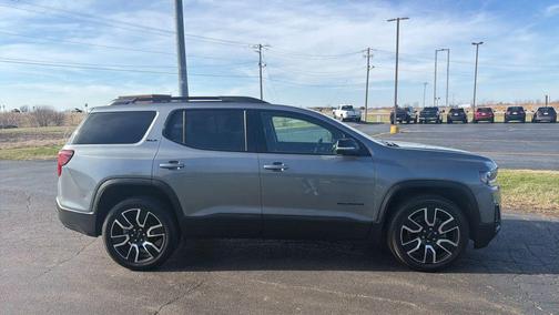 Satin Steel Metallic 2021 GMC Acadia AWD SLT