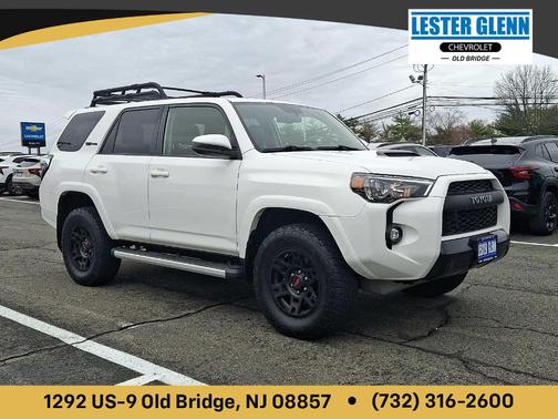 Super White 2019 Toyota 4Runner TRD Pro
