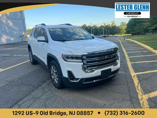 Summit White 2021 GMC Acadia SLT