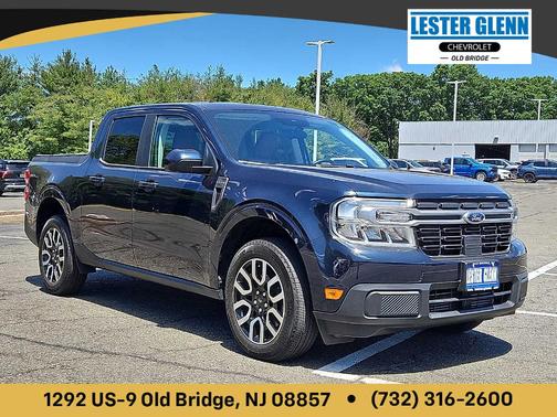 Alto Blue Metallic Tinted Clearcoat 2023 Ford Maverick Lariat