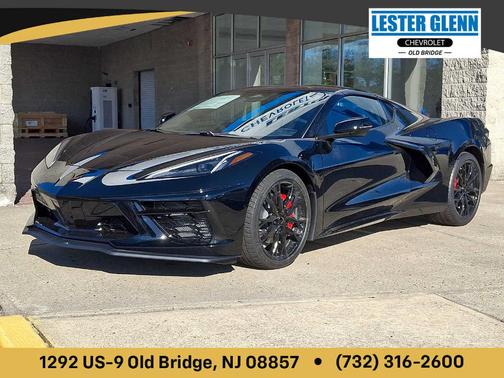 Black 2026 Chevrolet Corvette Stingray w/1LT