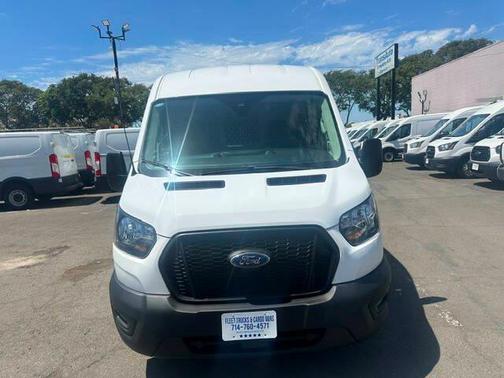 White 2024 Ford Transit-250 148 WB Medium Roof Cargo