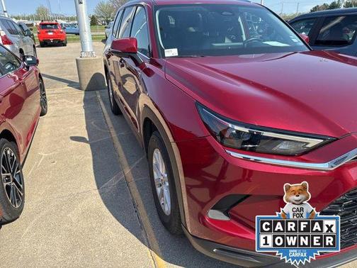 Ruby Flare Pearl 2025 Toyota Grand Highlander XLE