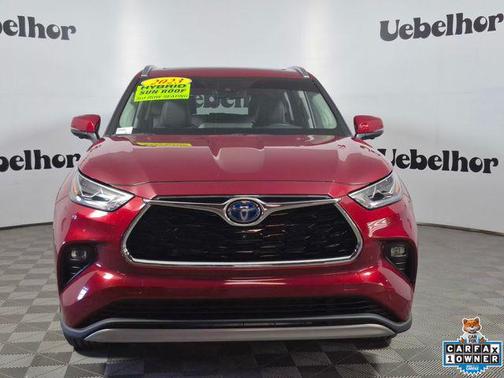 Ruby Flare Pearl 2023 Toyota Highlander Hybrid Platinum