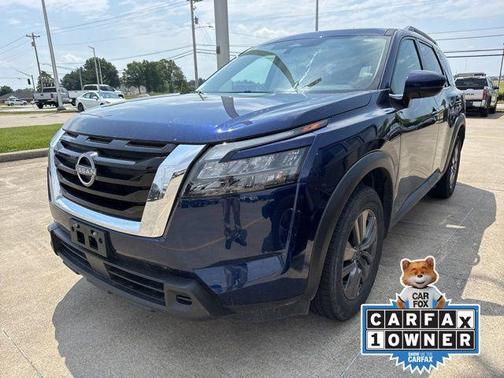 Deep Ocean Blue Pearl 2025 Nissan Pathfinder SV 4WD