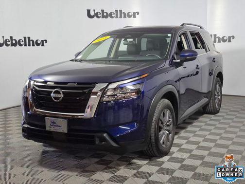 Deep Ocean Blue Pearl 2025 Nissan Pathfinder SV 4WD