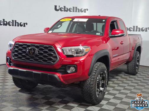Barcelona Red Metallic 2021 Toyota Tacoma TRD Off Road