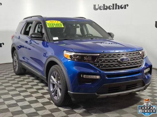 Atlas Blue Metallic 2023 Ford Explorer XLT